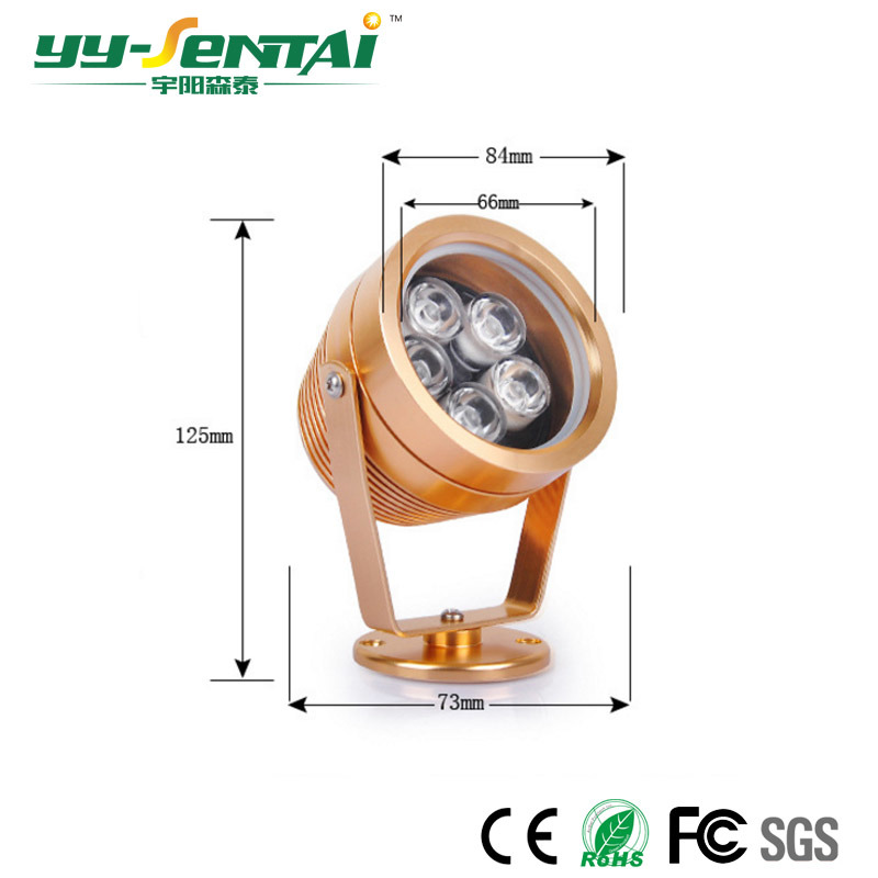 Outdoor LED Lighting Super Bright Small Spotlight IP65