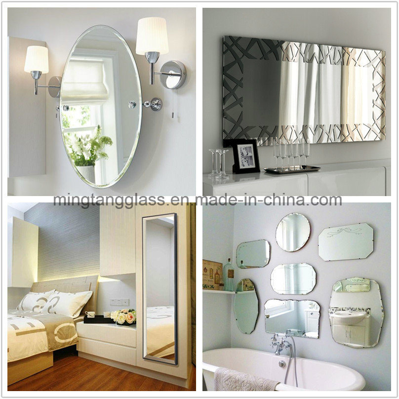 Customized High Quality Indoor Frameless Wall Mirror for Home Decoration