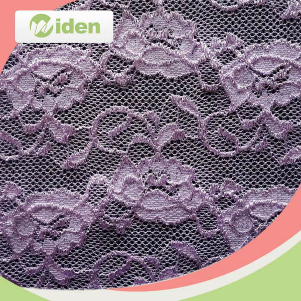 Nonelastic Nylon Lace Fabric for Women Underwear Bra