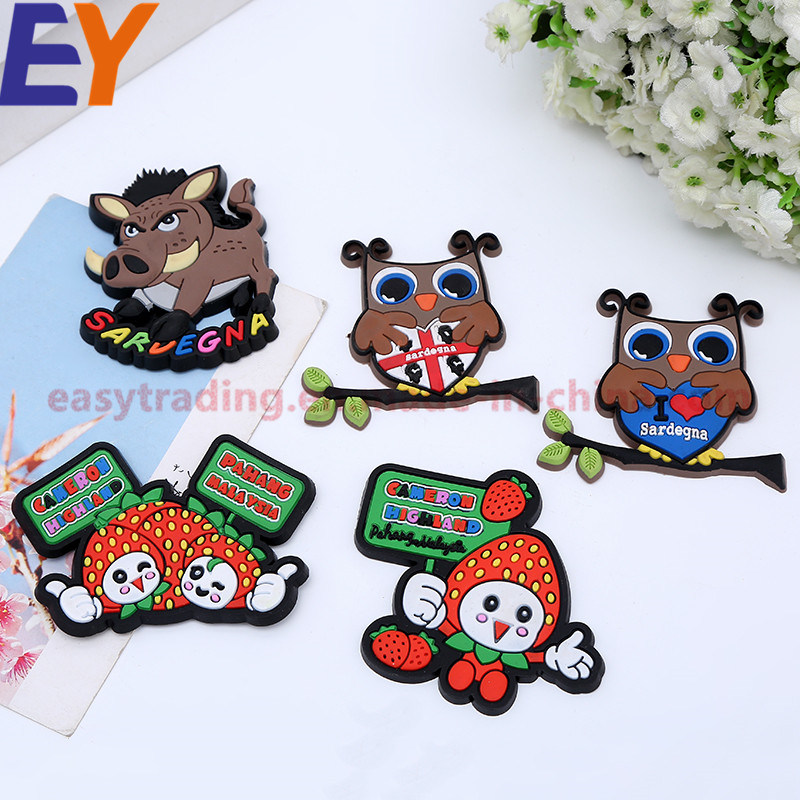 Soft PVC Fridge Magnet Decorate Home Singapore Souvenirs