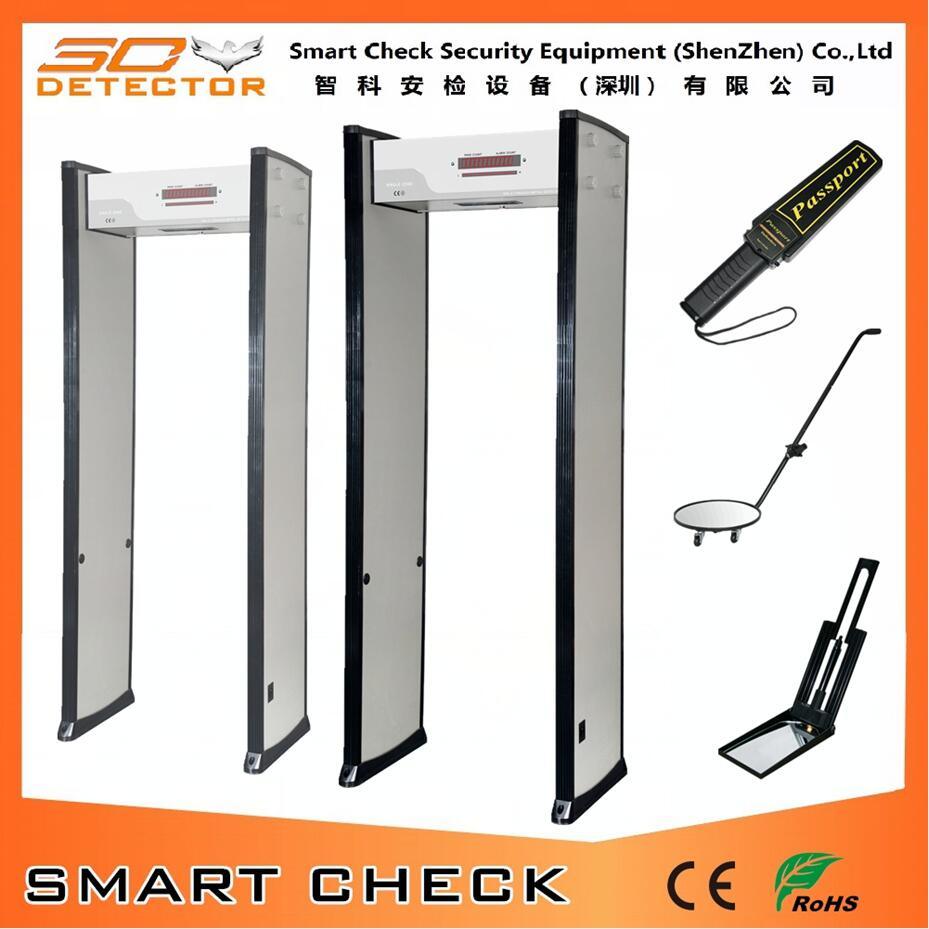 Single Zone Metal Detector Walk Through Door Frame Metal Detector