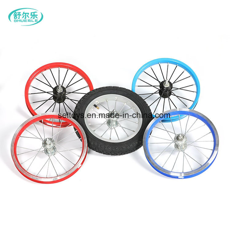 Pneumatic Rubber Tyre 12'' with Inner Tube Bike Rim