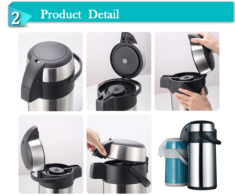 High Quality Coffee Thermal Carafe Airpot Double Walled Insulated Vacuum Flask Thermos (ASUC)