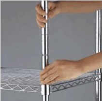 Chorme Adjustable Wire Shelving Racks