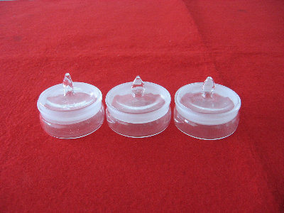 Hot Selling Clear Glass Weighing Bottle with Lid