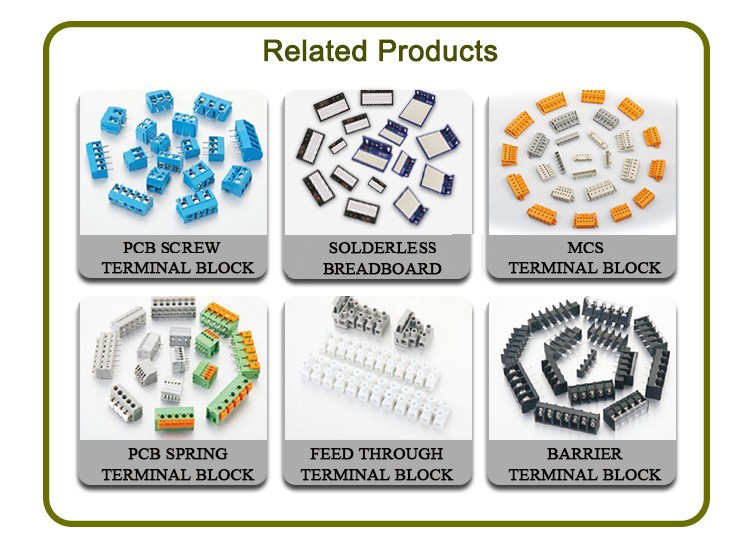 PCB Terminal Block, 5.0mm, 5.08mm, 7.5mm, 7.62mm