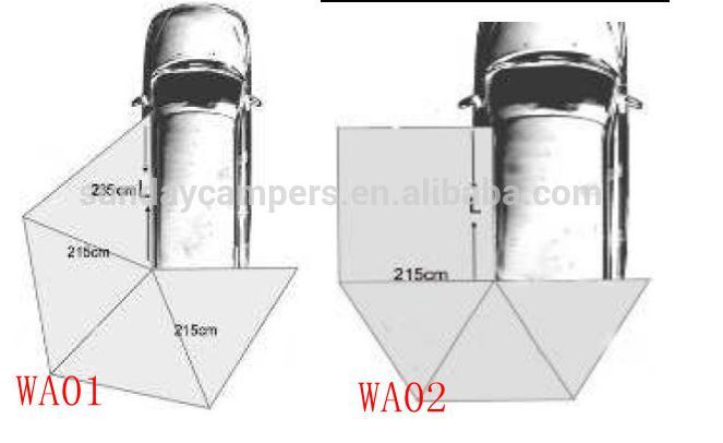 Outdoor Portable Shelter 270 Degree Awning for Sale