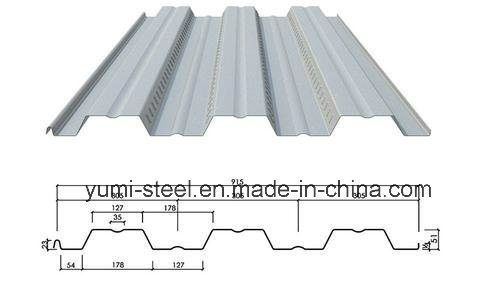 Corrugated Steel Opened Type Floor Decking Sheet