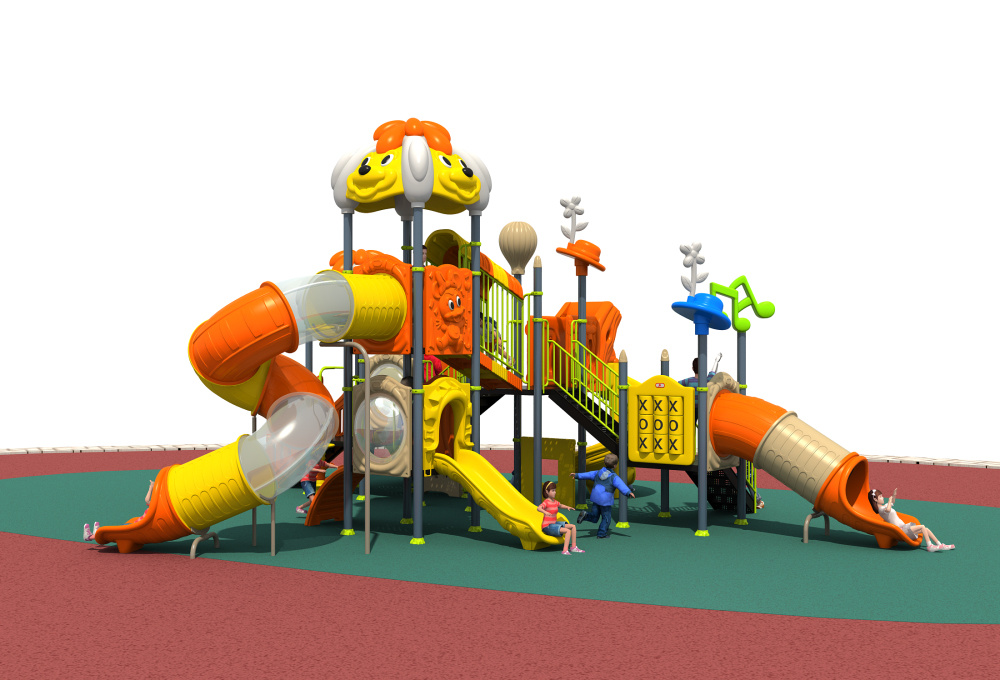 Children Outdoor Playground Big Slides for Kids, Plastic Outdoor Playground