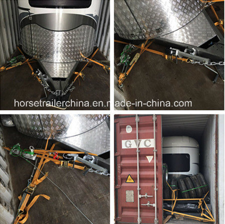 China Straight Load Horse Trailer/Horse Float Hot Sale in Australia