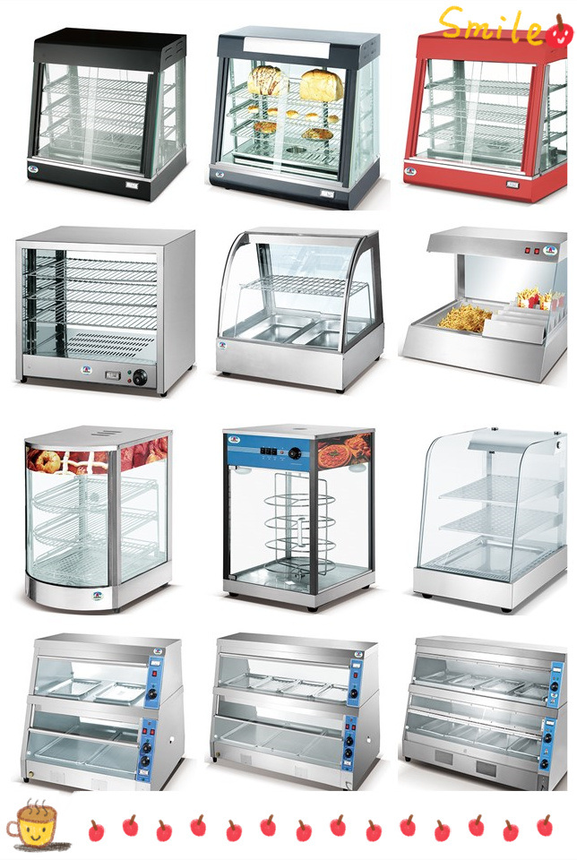 Hw-818 Commercial Food Heating Warmer Display Cabinet