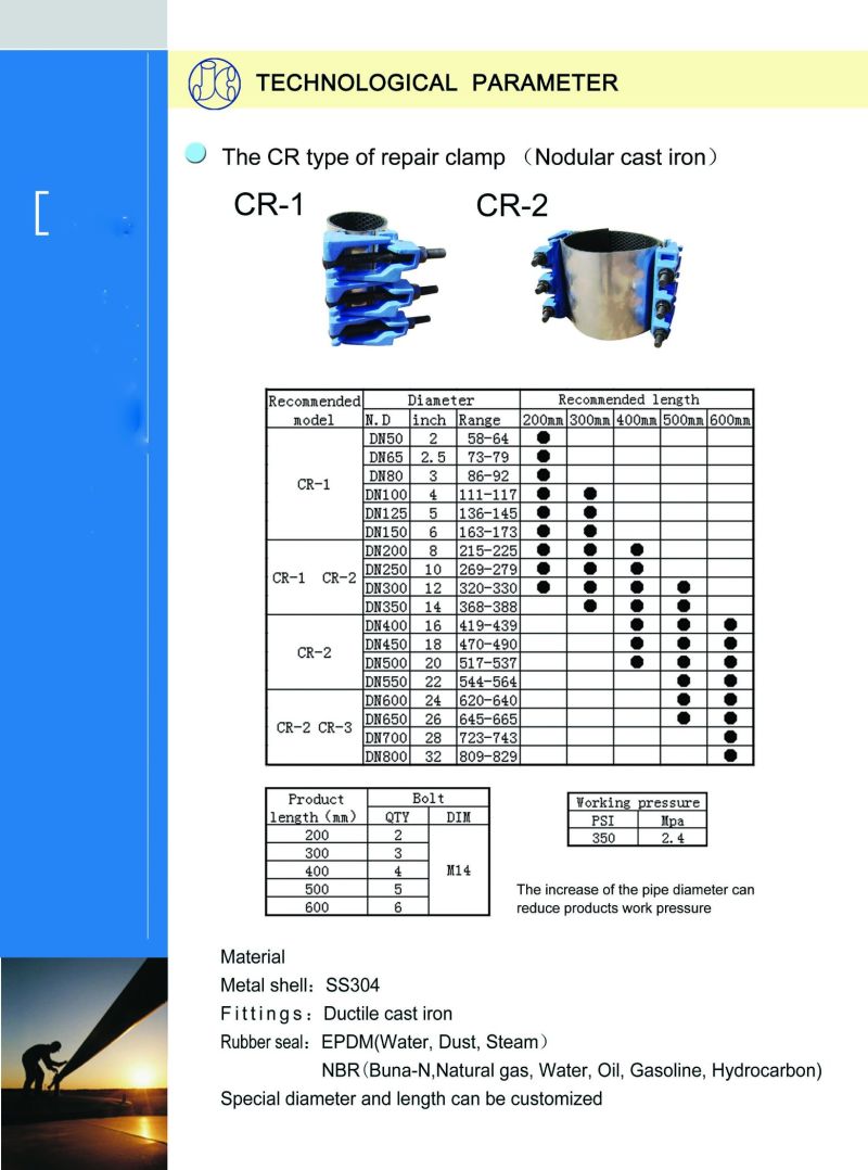 Stainless Steel Repair Clamp