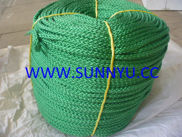 Customized Colored Plastic Hollow Braided Rope