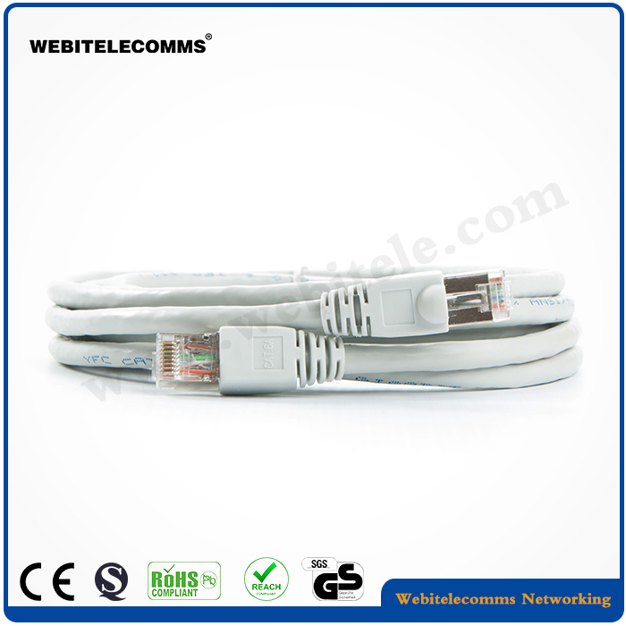 FTP CAT6A Network Patch Cord with Grey Color