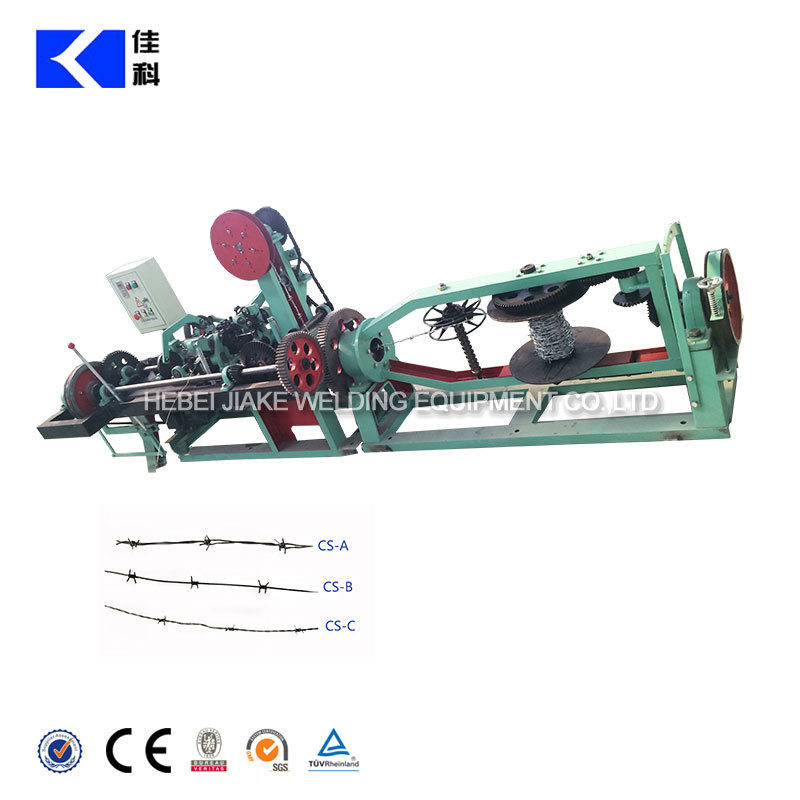 China Iron Wire Double Strands Barbed Wire Machine