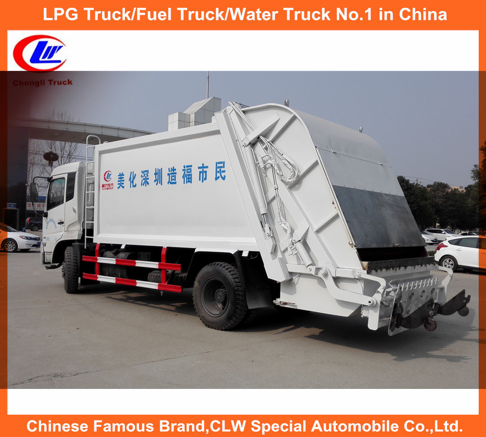 Dongfeng 5cbm City Sanitation Car Garbage Compactor Truck