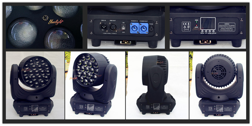 Guangzhou Hot Sale 19PCS LED Moving Head Zoom Light