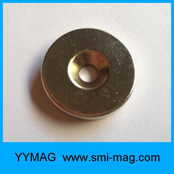 Strong Neodymium Magnetic Ring with Countersunk Hole