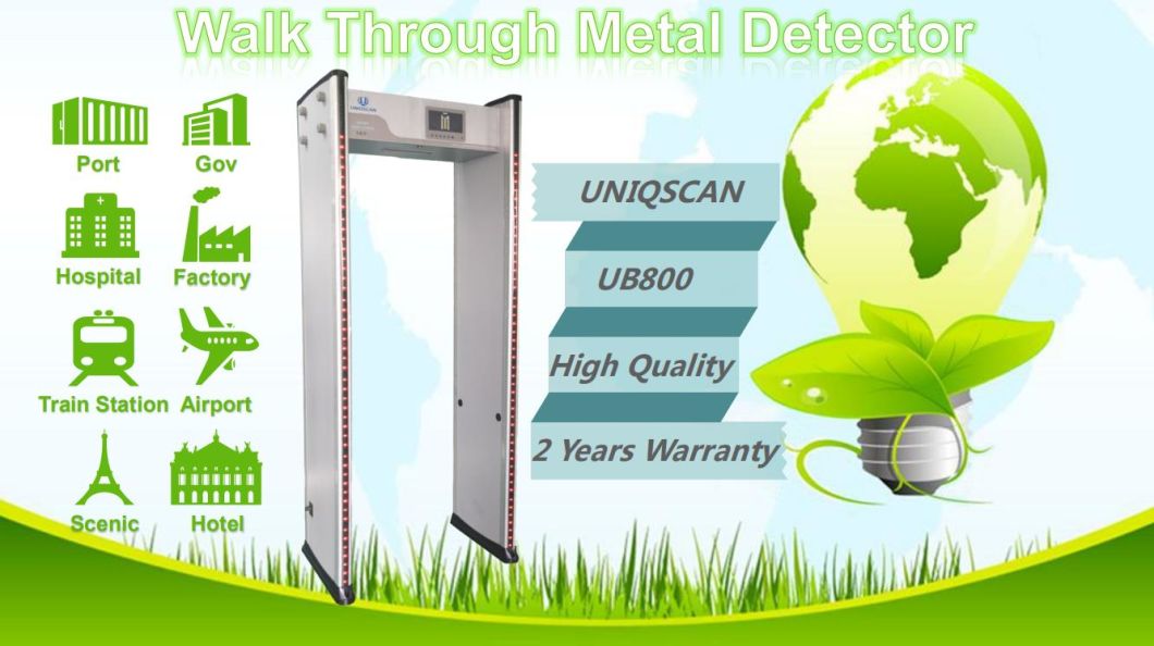 33 Zones Door Frame Metal Detector Suitable for Government Projects (high sensitivity)