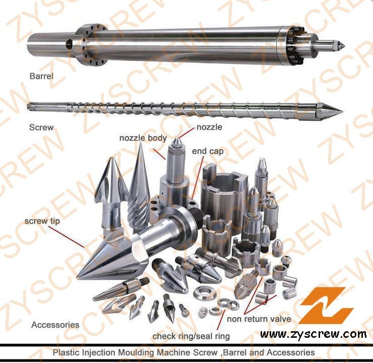 Hard Alloy Screw Barrel for Injection Molding Machine