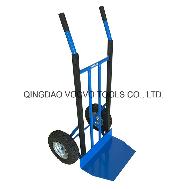 High Quality Popular Double Wheel Hand Trolley for Warehouse