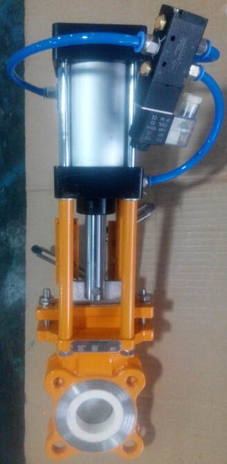 Pneumatic Ceramic Knife Gate Valve