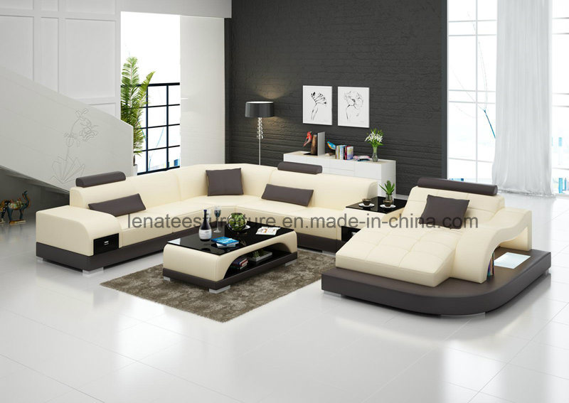 G8009 Luxury Furniture Genuine Leather Sofa New Model