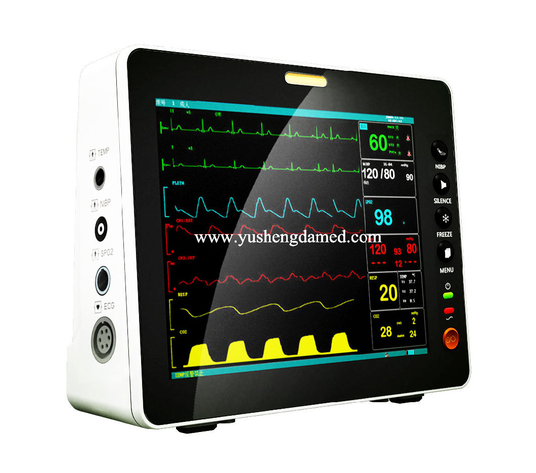 Medical Equipment ECG 12.1 Inch Multi-Parameter Patient Monitor