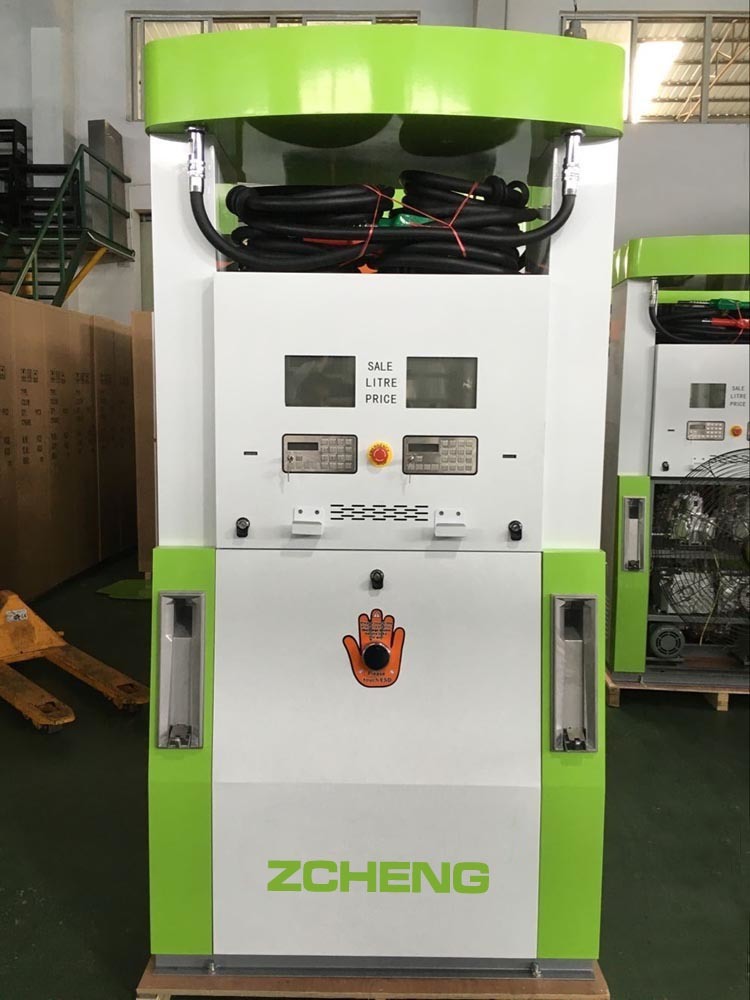 Zcheng Green Color Creative Series Gas Station Fuel Dispenser with ESD