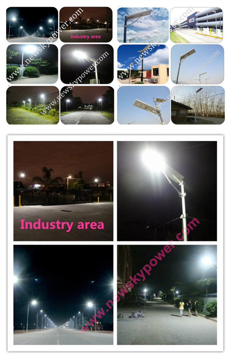 20W All in One LED Solar Street Light with Motion Sensor