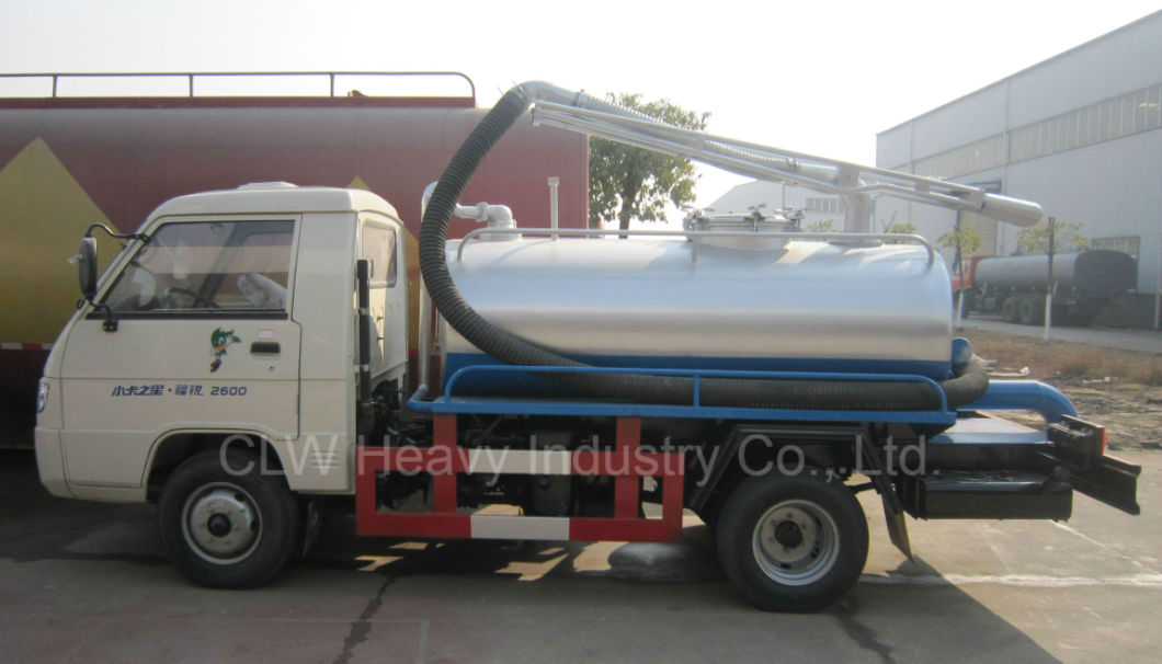 Light Weight Foton Forland Fecal Suction Truck for Sanitation