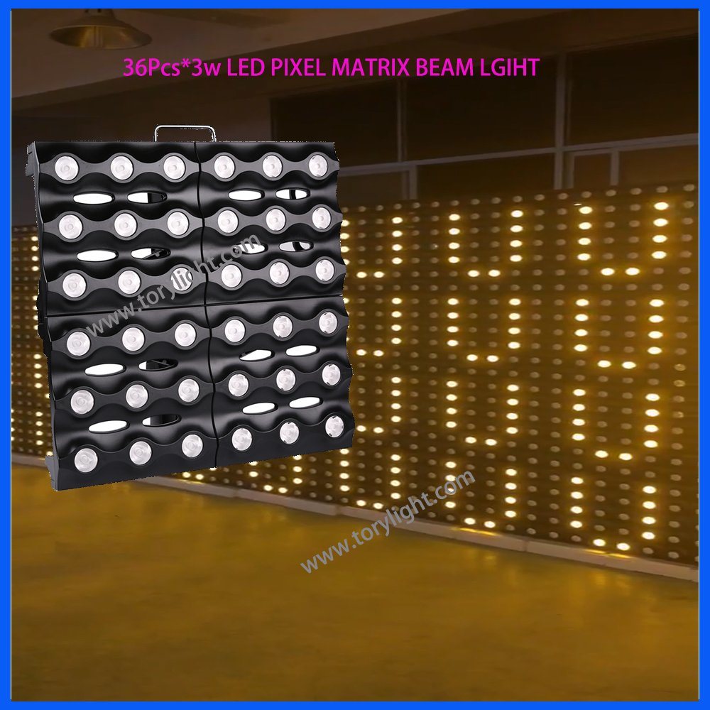 LED Gold Array Beam Pixel Matrix 36*3W CREE DJ Light