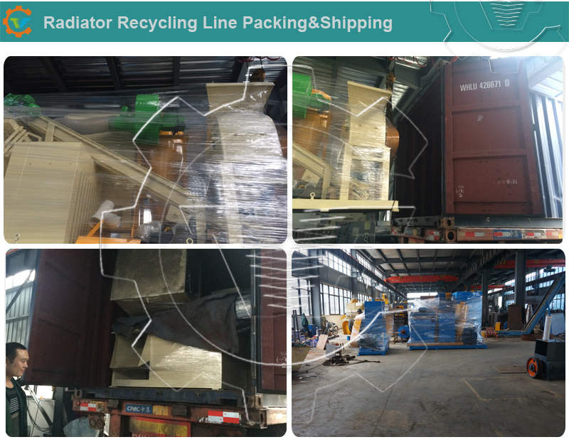 Copper Radiator Scrap Recycling Granulator Machine