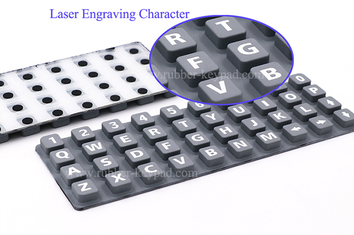 Custom Silicone Rubber Remote Control Keypad Buttons