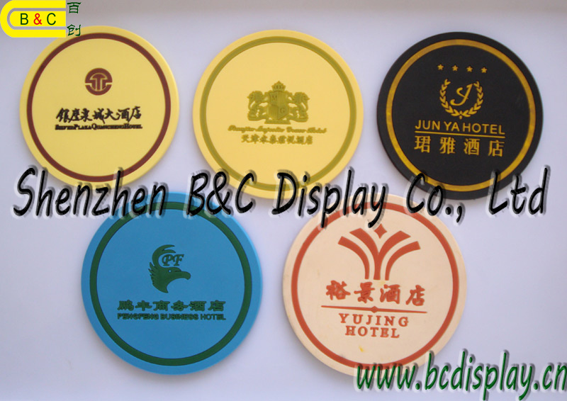 Logo Printed Custom Paper Coaster, Printabale Custom Round Absorbent Paper Cup Mat with SGS (B&C-G117)