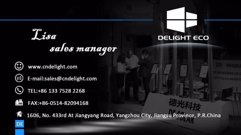 Delight De-Al02 LED Module 60mm Diameter Solar LED Street Light
