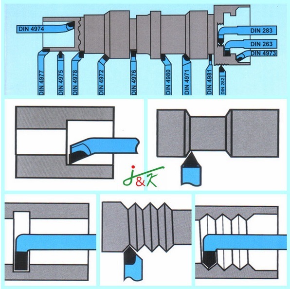 China Manufacturer of Carbide Brazed Tool Bits/CNC Lathe Tools Sets