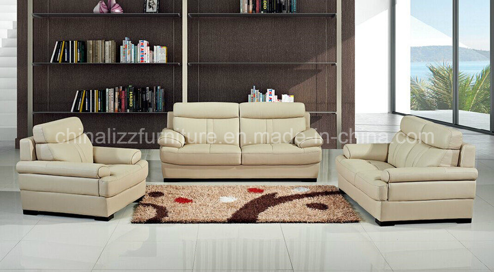 Contemporary Genuine Leather Sofa (Lz551)