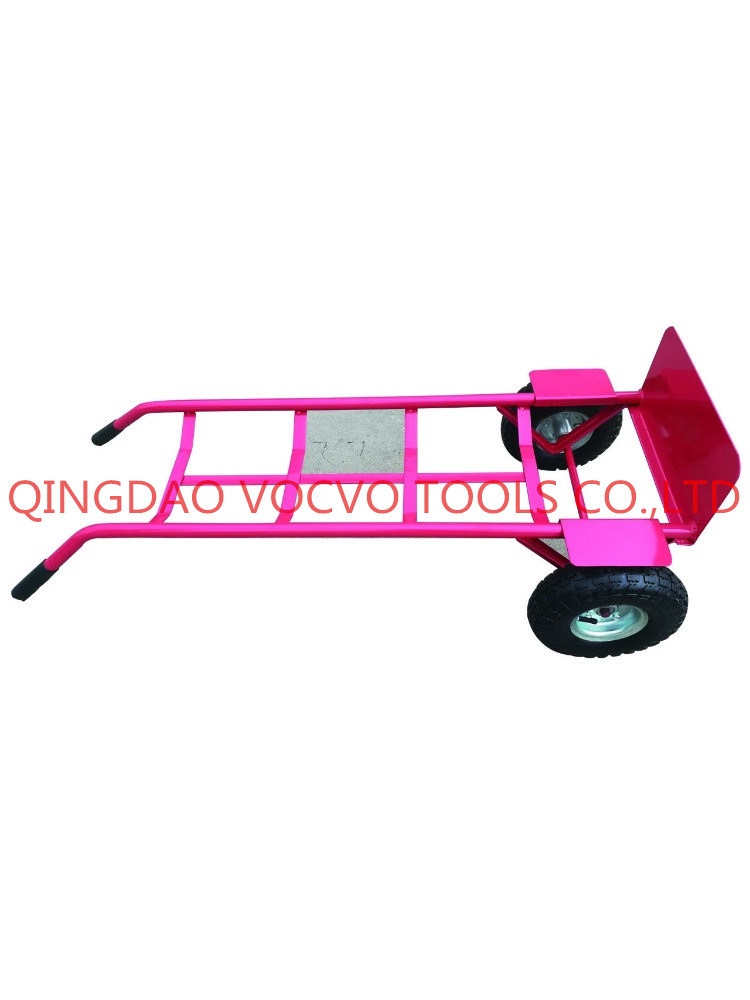 Factory Supply Pneumatic Wheel Hand Trolley for Warehouse Use