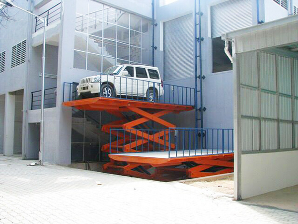 Large Loading Capacity Stationary Garage Equipment for Lifting Cars