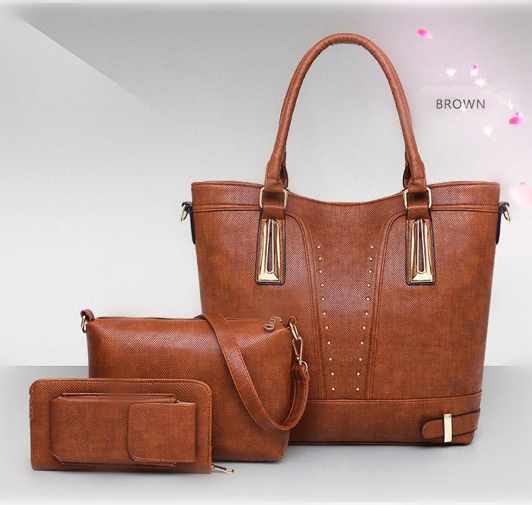 Fashion Designer PU Leather Shoulder Lady Bag Women Handbag