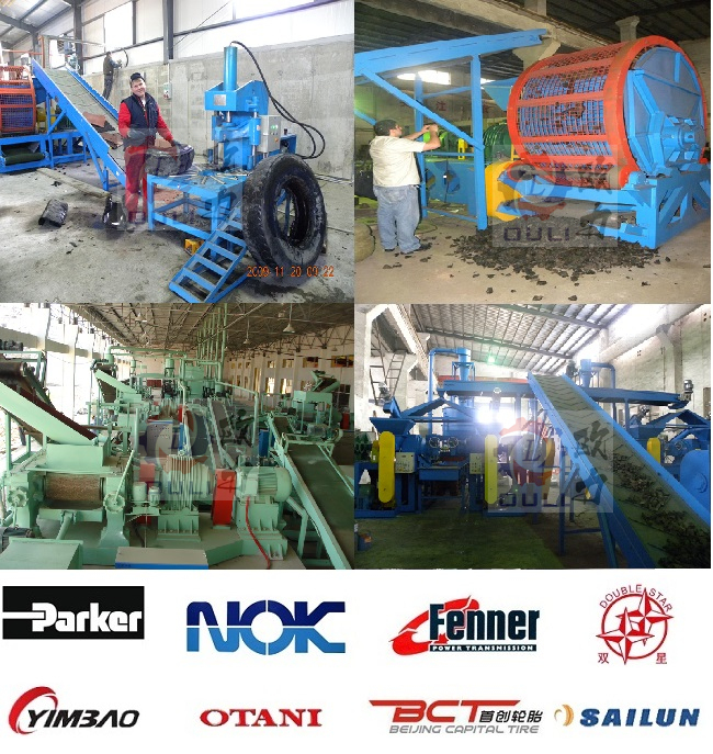 Rubber/Plastic Crusher for Rubber Powder Making in Waste Tire Recycling Line