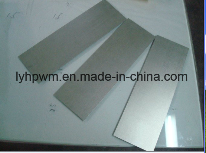 99.95% Top Grade Polished Molybdenum Sheet Plate Thickness 25mm Length300mm