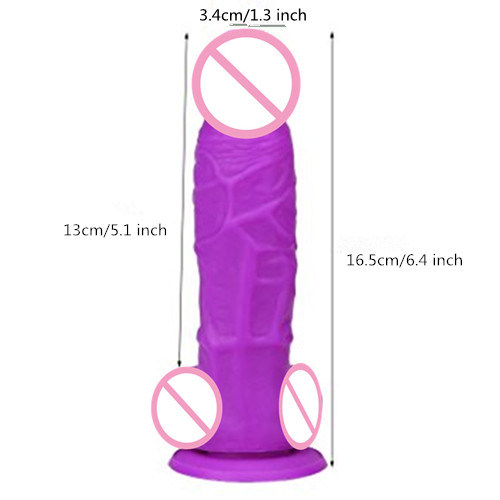 Realistic Large Penis Soft Silicone Dildo with Strong Suction Cup for Women Sex Toy