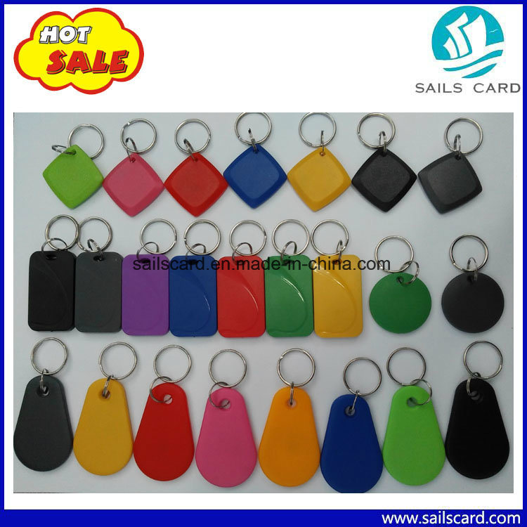 Plastic ABS Rewritable RFID T5577 Key FOB