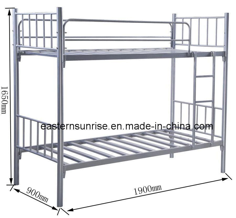 Stainless Steel Metal Frame Bunk Bed with Low Price