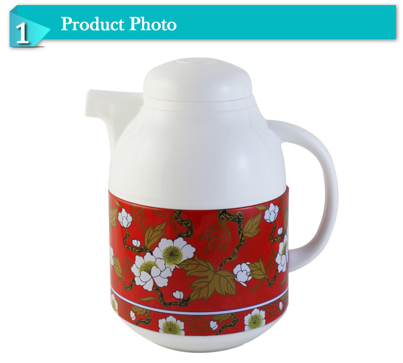 New Style Glass Liner Vacuum Tea Jug (JGFV-M)