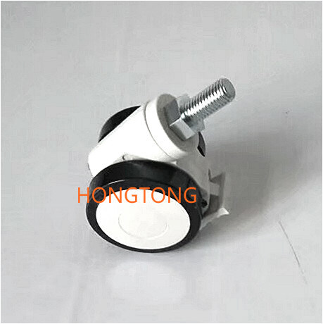 5-Inch PU Caster / Furniture Casters / Silent Casters for Cart / Hospital Bed Castor /Medical Double-Sided Silent Casters