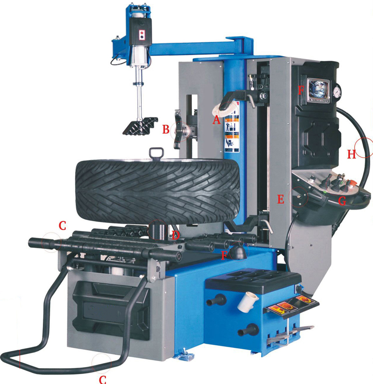 Good Price Automatic Wheel Rim Repair Tire Changers Machine for Sale