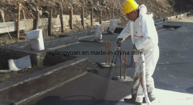 3-5s Gel Time Spraying Quick Setting Rubber Bitumen Waterproof Coatings